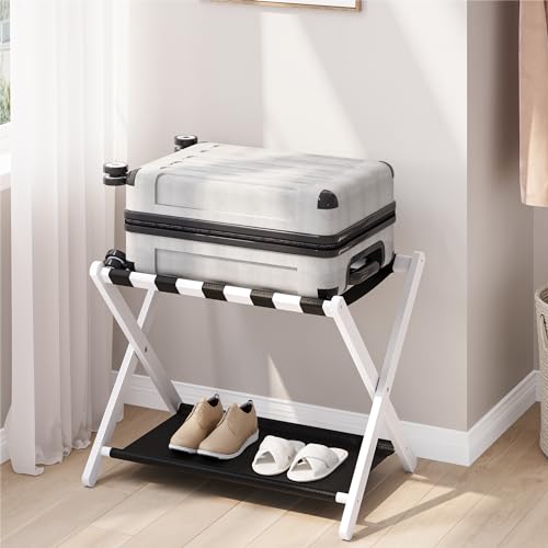 Smart FENDEE Luggage Rack, Folding Luggage Rack for Guest Room,