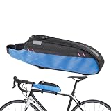 Design Triangolare di Fissaggio: Grazie al design innovativo che si adatta a vari diametri del tubo, la borsa tubo superiore offre opzioni di montaggio affidabili, permettendo ai ciclisti di affrontare con sicurezza sia i sentieri che gli spostamenti urbani senza interruzioni. Il fissaggio triangolare garantisce ottimale.