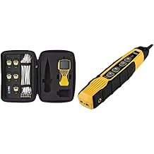 أدوات Klein VDV501-853 CoaxialCable Tester ، Scout Pro 3 مع Test-n-Map Remote ، يتضمن أجهزة التحكم عن بعد # 2 - # 6 ، اختبارات الصوت والبيانات وكابل الفيديو & VDV500-123 مسبار تتبع الكابلات Probe-Pro