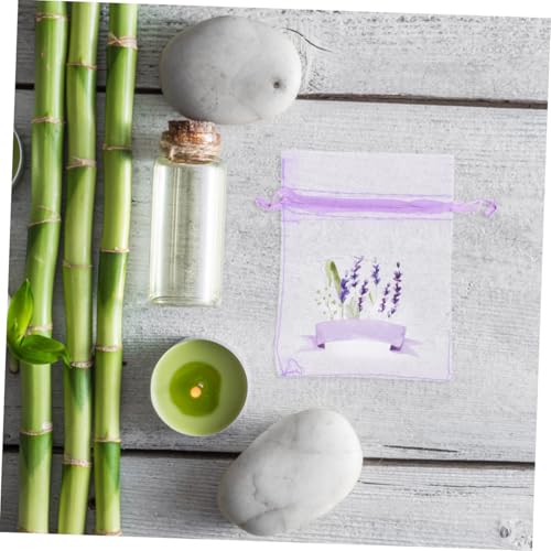 Vaguelly 20pcs Bolsas de Lavanda Secas para Armario miniatura 4