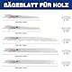 WORKPRO Sägeblatt Set für Holz & Metall & Kunststoff 32-teilige Säbelsägeblätter mit Handtasche (32 Stück) Kompatibel mit gängigen Sägen