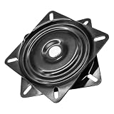Cabilock Möbeldrehmechanismus 360° Schwarz Metall für Sofa und Tv Ständer