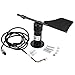 Produktbild Jeffergarden Wind Richtung Sensor Direction Sensor, Richtungssensor Windrichtungssensor Schaufel Metall Weather Garden Signalausgang Aluminiumlegierter Windfahne Richtungssensor Windfahne