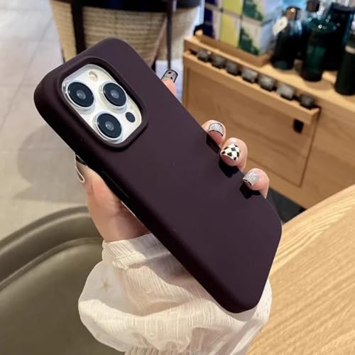 Coque iPhone 15 Pro Max silicone souple pour le quotidien violet
