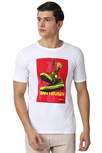 Image of Van Heusen Men's Cotton Slim Fit T-Shirt