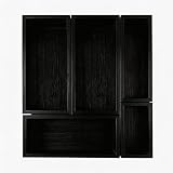 Teicui Bamboo Drawer Organizer Set Expandable