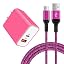 20W 2 Port C|C Cable 6ft Pink