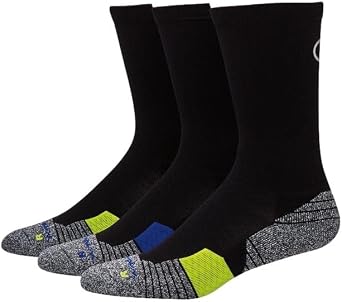 Champion Mens Socks, Performance Sport Running Socks, Crew, Ankle, and No Show, 6-Pack