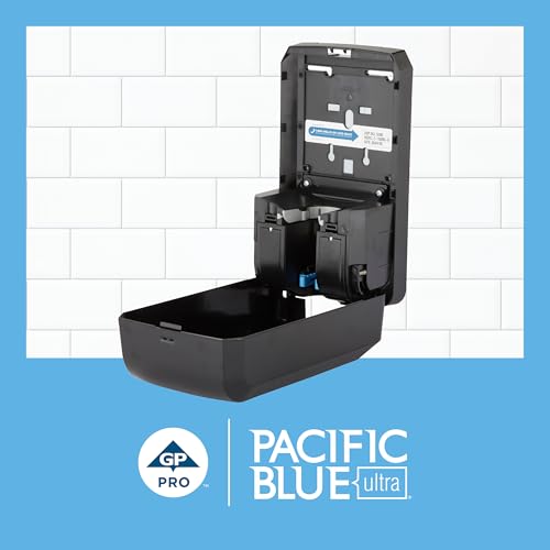 Georgia-Pacific (53590) Pacific Blue Ultra Automated Soap Dispenser, Black, Wall Mounted, Easy To Install & Maintain, Batteries Included by Georgia-Pacific - Image 3