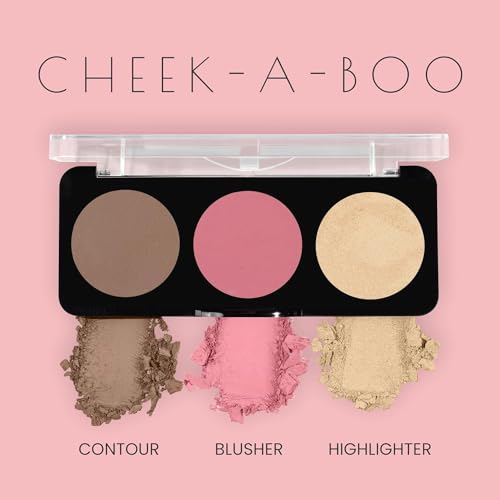 Image of CHEEK-A-BOO Blusher & Highlighter Palette For Face Makeup | Shade-02,