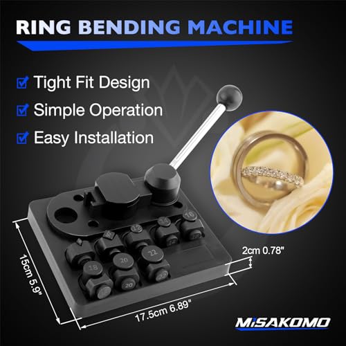 Ring Bender Metal Ring Bending Making Tool with Nylon Dies for Spoons by Misakomo - Used condition - Image 2