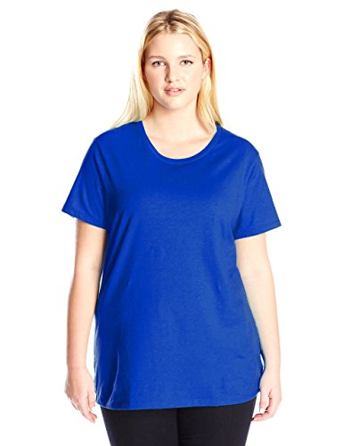 Just My Size Women's Plus-Size Short Sleeve Crew Neck Tee