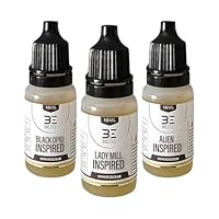 BEZQ (Pack of 3), 10ml Refill Scent Oil Set, Lady Mill Inspired, Alien, Black Opiu, for Car Diffusers, USB Diffusers, Candle Making, Wax Melts