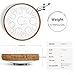 Steel Tongue Drum - 14 Inch 15 Note Tongue Drum - Hand Pan Drum with Music Book, Handpan Drum Mallets and Carry Bag, C Major, White