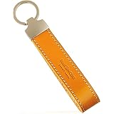 [BLUE SINCERE] キーホルダー 本革 イタリアンレザー メンズ ストラップ型 鍵 キーリング キーチャーム キークリップ / IKH2 (レトロキャメル)