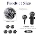 5 Packs Lavalier Microphone Wind Screen Furry Muffs, Mini Furry Mic Cover Noise Reduction Outdoor Furrys Windscreen for Mini MIC