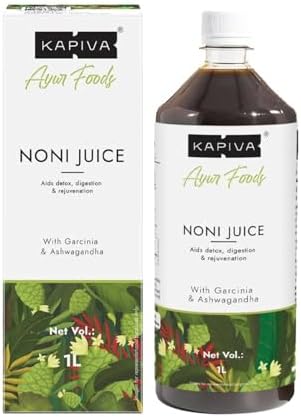 Kapiva Noni Juice (1L) - Rich in Antioxidants, Boosts Energy, Builds Immunity, Natural Detoxifier