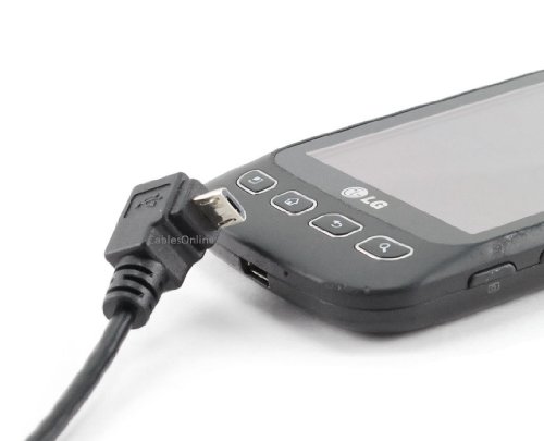 Cablesonline 9In Usb Micro-B Male Right Angle (Down Position) To Female Extension Cable (Ad-U43) #TOP3