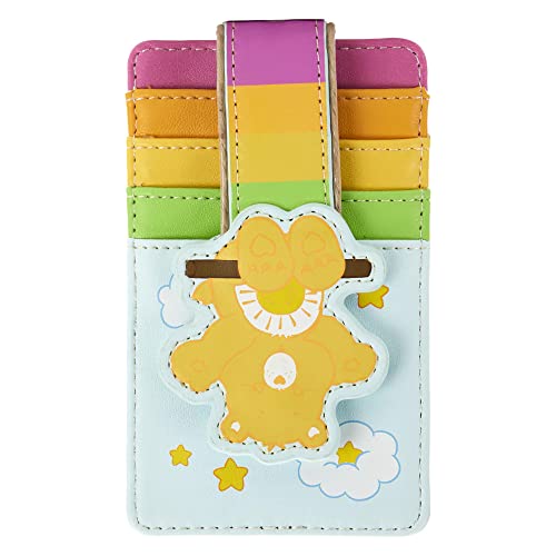 Image of Loungefly Care Bears Funshine Bear Rainbow Swing Card Holder, Multi, Card Holder
