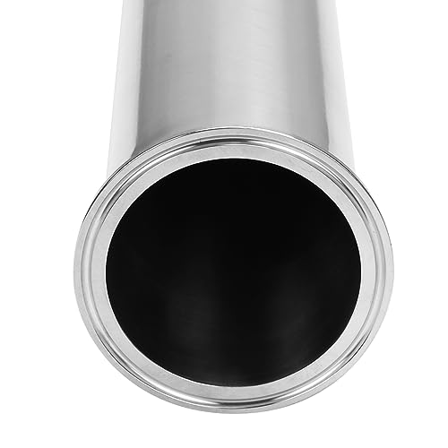 DERNORD Sanitary Spool Tube with Clamp Ends,Stainless Steel 304 Seamless Round Tubing with 3 Inch Tri Clamp 91MM Ferrule Flange (Tube Length: 48 Inch / 1219MM) by DERNORD - Image 2
