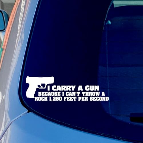 I Carry A Gun Because NRA Gun Rights Decal 2ND