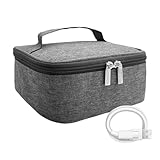 ランチボックスウォーマー 弁当温め器 携帯用 | 3段階温度調節付き加熱保温バッグ,ランチウォーマー - 大人用 車 トラック 仕事 旅行 キャンプ ピクニック対応