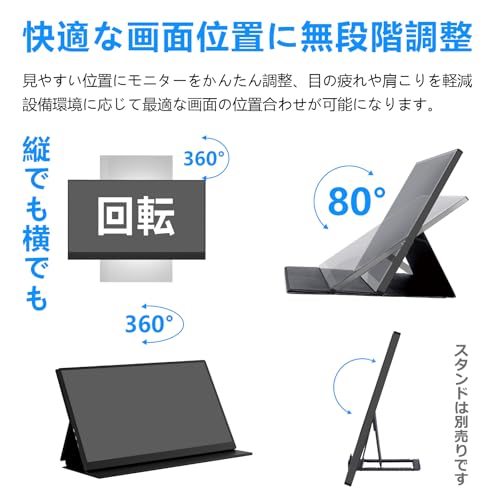 Acouto(アコウト)モバイルモニター 18.5インチ Amazon.co.jp: Acouto A18 タッチパネル モバイルモニター 18.5