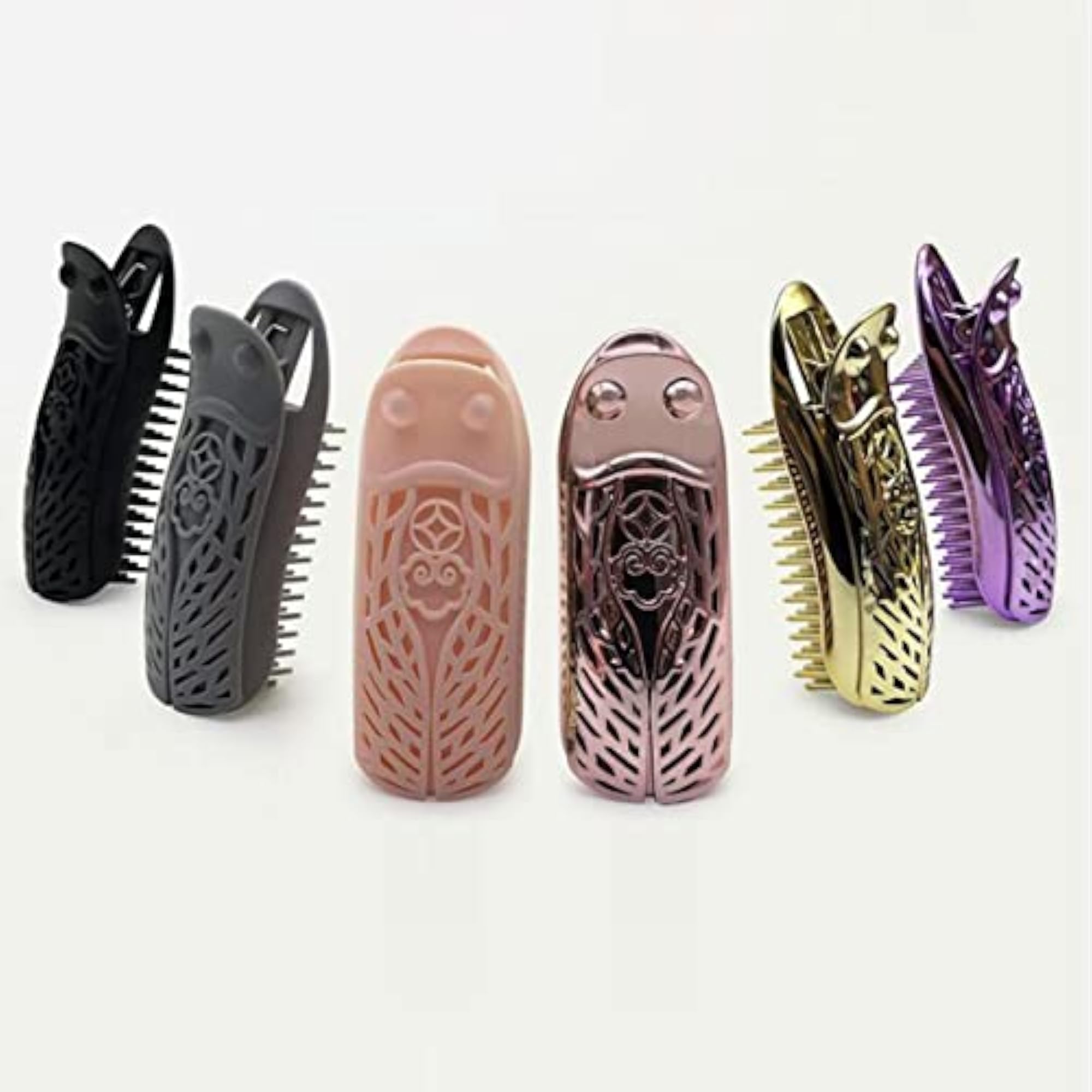 Women's Gold Volumizing Hair Clip for Styling Waves