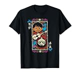 ディズニー ピクサー ココ・ミゲル 二つの顔 死者の日 ビッグフレーム Tシャツ