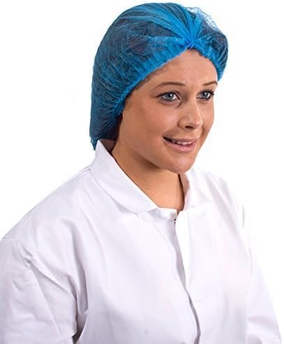 KLEEN 1000 Disposable Blue Mobcaps/Cap/Mobcap for Catering, Beauty, Industrial and Nursing Applications