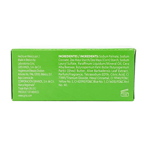 6Pk - Aloe Vera Soap - Jabon De Sávila - Grisi (3.5 Oz. X 6 Units) #TOP4