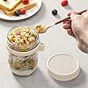 4 Pack Overnight Oats Containers with Lids and Spoons, 16 oz Glass Mason Jars with Airtight Lids, Overnight Oats Jars for Milk, Cereal, Fruit #4