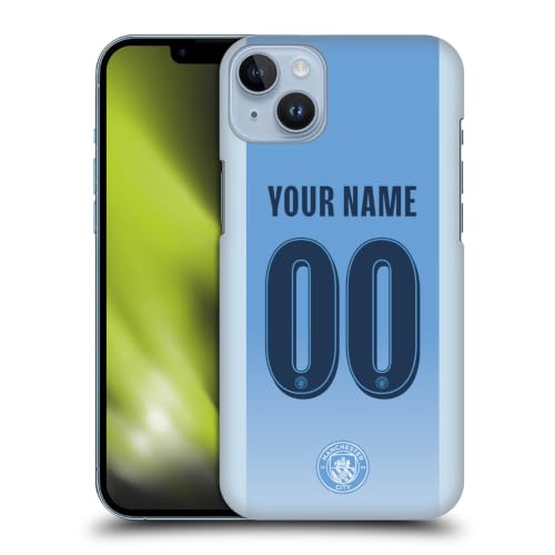 Coque personnalisée Manchester City iPhone 14 Plus cadeau fan