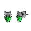 A14-Black-Green Crystal