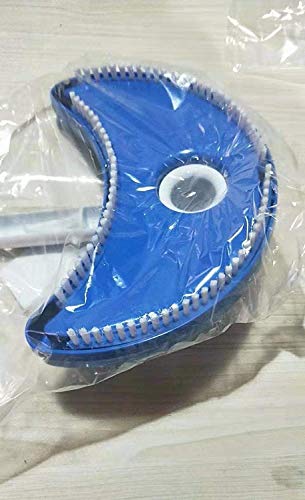 Aquatix Pro Pool Vacuum Head Half Moon Premium Flexible Swimming Pool Vacuum Head with EZ Clips, Weighted Attachment for Concrete or Plaster Pool Cleaning, Full 1 Year Guarantee! (1)
