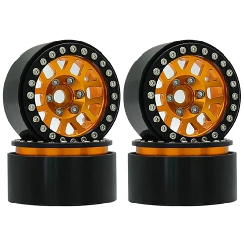 RC���f���A�N�Z�T���[ For Axial For SCX10 For Traxxas For TRX4 D90 For Redcat Gen8 VS4-10 1/10 4 ���� 1.9 "�r�[�h���b�N�z�C�[�������z�C�[���n�u RC �J�[(TypeC)