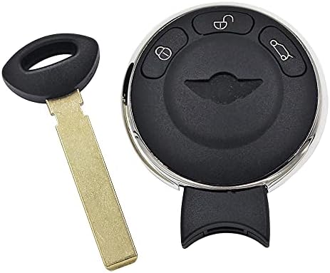 kuyuansu Smart Remote Car Key Fob Shell For BMW Mini Cooper R56 3 Button Remote Keyless Entry Auto Car Key Case