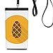 Thanksgiving Day Orange Pattern Phone Wallet Purse Hanging Mobile Pouch Black Pocket