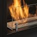 AARON HOME Milano Chimenea de bioetanol, montada en la Pared, Acero Inoxidable,...