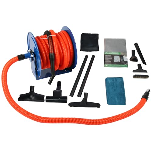 Cen-Tec Systems 99680 50-Feet Premium Garage Vacuum Kit with Hose Reel