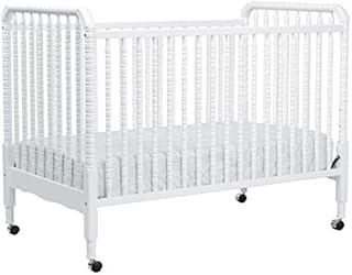 DaVinci Jenny Lind 3-in-1 Convertible Crib in White, Removable Wheels, Greenguard Gold (Mattress Not Included)