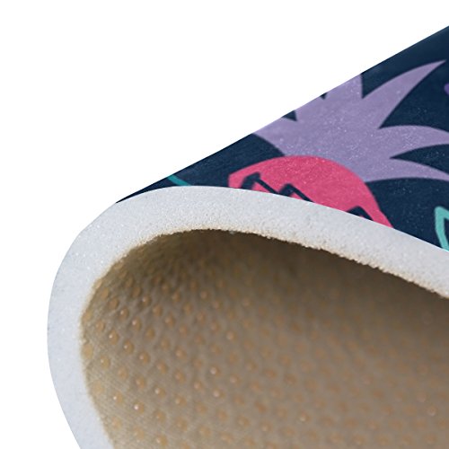 Yochoice Non-Slip Area Rugs Home Decor, Stylish Cute Pineapple And Geometric Line Floor Mat Living Room Bedroom Carpets Doormats 60 X 39 Inches #TOP5