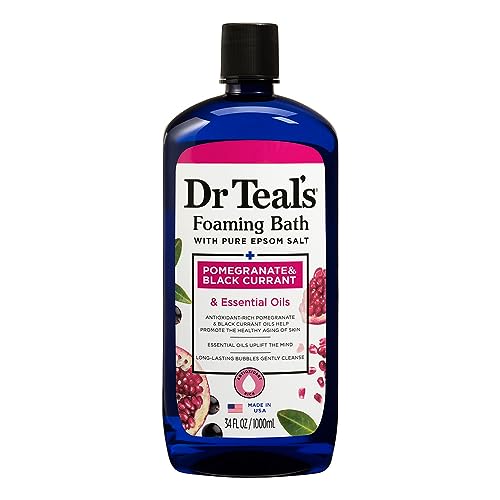 Dr Teals Foaming Bath with Pure Epsom Salt Pomegranate & Black Currant 1000ML