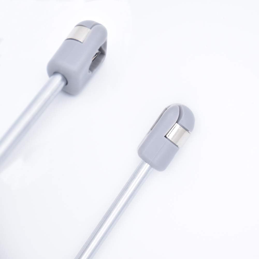 YMWALK 2 Pcs Gas Struts Cupboard Hinges,Gas Lift Strut Kit Gas Spring Lift Stay Support Soft Close Hinges for Kitchen Cupboards Wardrobe Door Stay Box Cabinet Hinge 200N - Image 5