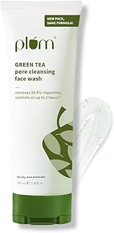 Green Tea Pore Cleansing Face Wash For Oily and Acne Skin Clean Dirt Pollution For Clear Skin 100% Vegan, 100 ml