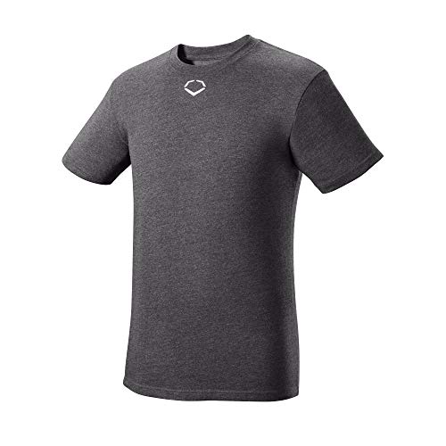Evoshield Adult Short Sleeve Tee, Charcoal - X-Large #TOP1