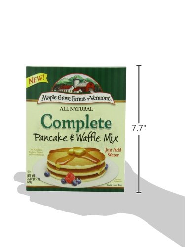Maple Grove Farms, Complete All Natural Pancake & Waffle Mix, 24 Ounce (Pack of 6)