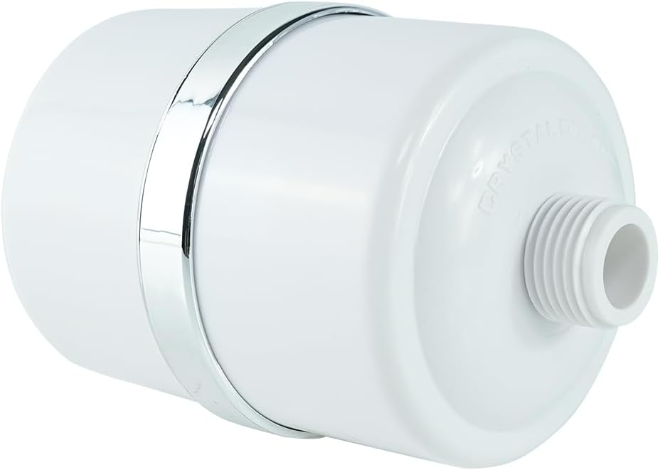 Crystal Quest Shower Filter | White | Without Shower Head