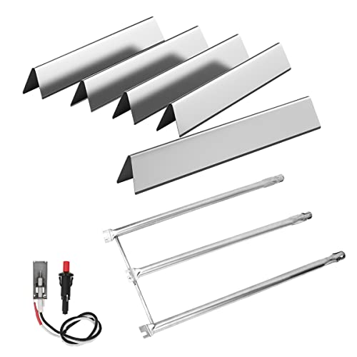 Safbbcue 7537 65903 7508 10409 Grill Parts For Weber Spirit 300 700 Flavorizer Bars Weber Genesis Spirit E310 Burner Tubes Cover Spirit E320 S310 S320 Weber 900 Genesis Silver/Gold B/C Grills #TOP18