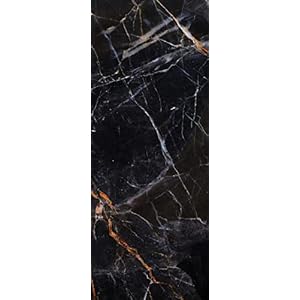 Art Murals Vinyl, zwart marmer 75 x 190 cm kamer 2, muur 6